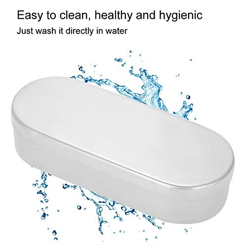 Bandeja dental de esterilizador de herramientas, herramientas multifuncionales portátiles de manicura de contenedor de desinfección de caja de esterilización para manicura y decapante (16,5 cm)
