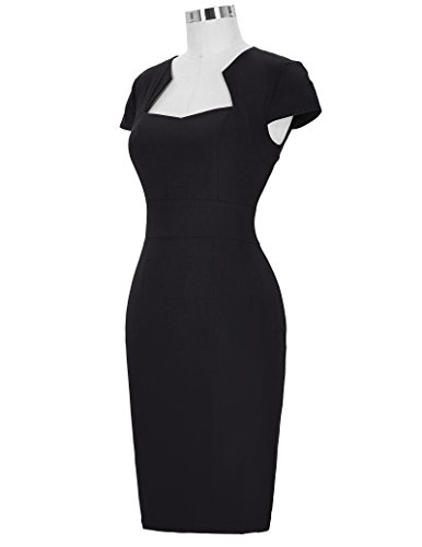 Belle Poque Retro Dress Cocktail Mujer Negro Grande (CL8947-1) …