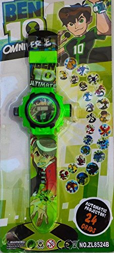Ben10 24 images Projector Watch Kids Digital Wrist Watch