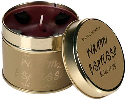 Bomb Cosmetics Warm Espresso - Vela aromática en Lata