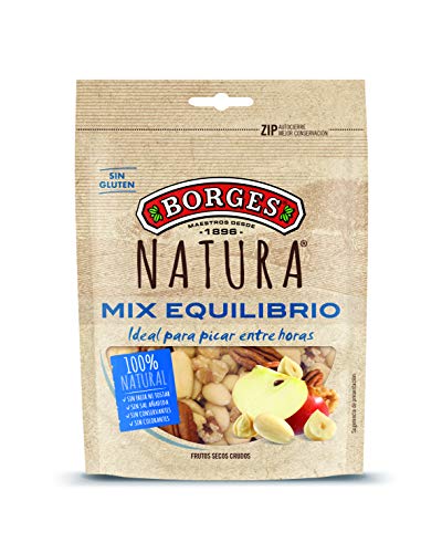 Borges Natura - Cocktail Frutos Secos de nueces de california, almendras, avellanas y nueces pecanas - 130 gr