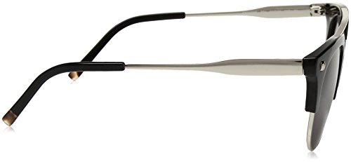Calvin Klein CK3199S-001-52 Gafas de sol, Gris (Shiny Black), 52 Unisex Adulto