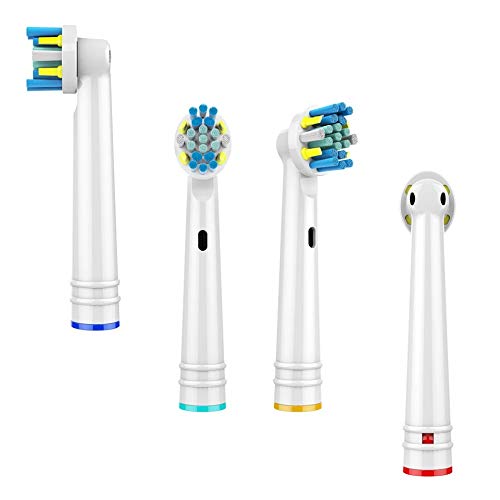 Candore [Pulse Motion] - 8 cabezales de repuesto para cepillos de dientes eléctricos y cabezales giratorios compatibles con Oral-B