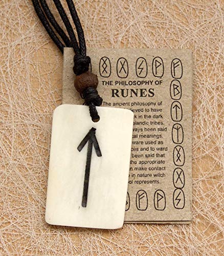 COLLAR DE RUNAS MÁGICAS HECHO DE HUESO