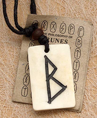 COLLAR DE RUNAS MÁGICAS HECHO DE HUESO
