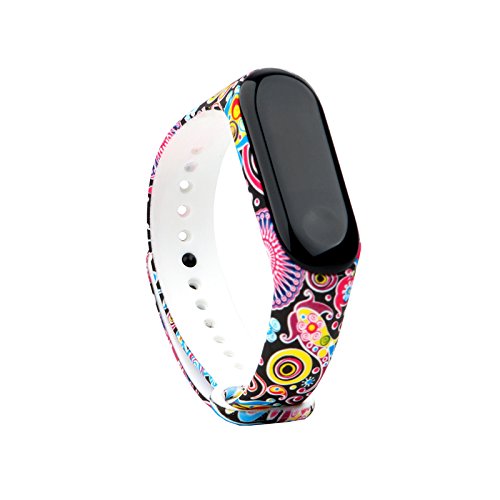 Correa de repuesto para Fit-power de Xiaomi Mi Band 3 (no para Mi Band 2/1S)., Diseño: 3 A.