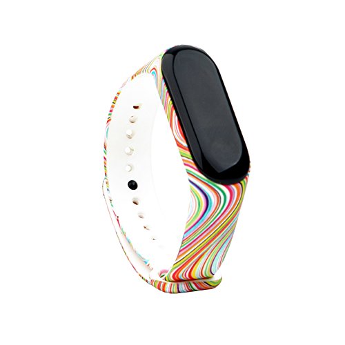Correa de repuesto para Fit-power de Xiaomi Mi Band 3 (no para Mi Band 2/1S)., Diseño: 3 A.