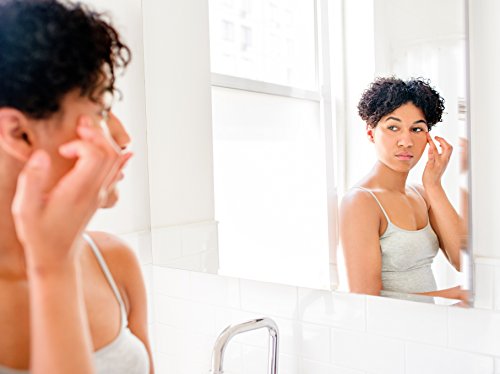 Crema en Gel para Ojos InstaNatural - Reduce Arrugas, Ojeras, Bolsas y Enrojecimiento - Mezcla Antiedad Pura y Orgánica Unisex con Ácido Hialurónico - Levanta la Piel - Tamaño de Viaje -15 ml