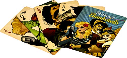 DC Bombshells Jugando Cartas Cubierta