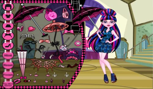 Dress up Draculaura monster for school party