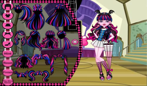 Dress up Draculaura monster for school party