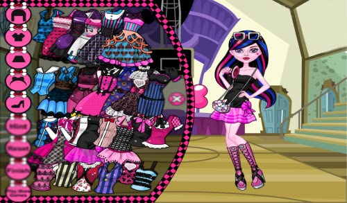 Dress up Draculaura monster for school party