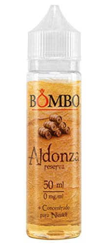 E-liquid BOMBO ALDONZA 50ML CONCENTRADO 0MG – mezcla de tabacos selectos y las mejores vainillas maceradas en barrica de roble americano, TPD,para Cigarrillos Electrónicos,sin nicotina.