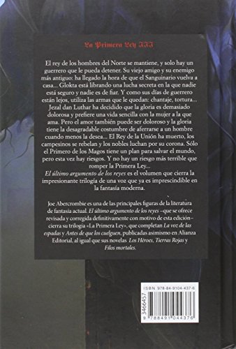El último argumento de los reyes: La Primera Ley: Libro III (13/20)