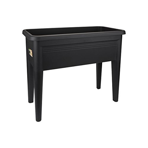 Elho Green Basics Grow Table XXL Crecimiento, Negro Intenso, 29x29x26.3 cm