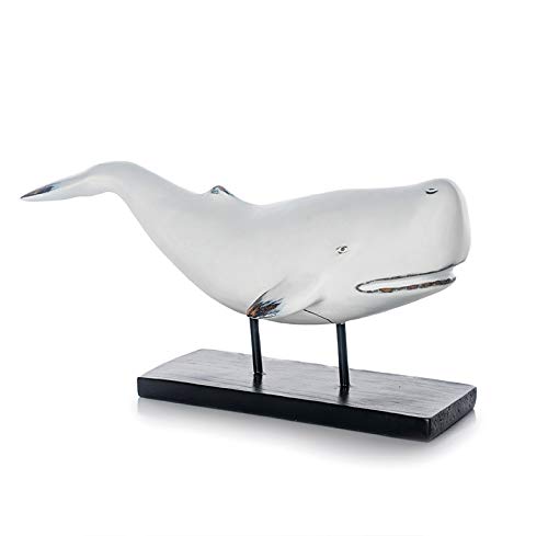 EUROCINSA Ref.18151 Ballena DE POLIRESINA, Blanco, 40x18x20cm