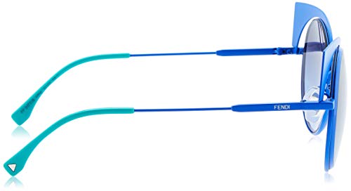 FENDI Sonnenbrille FF 0177/S 27f/Hl-53-22-135 Gafas de sol, Azul (Blau), 53 para Mujer