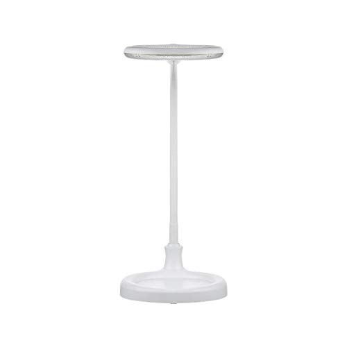 Fixpoint 44872 Lupa con luz de plástico con dimensiones 26 x 37,5 x 26 cm, 6 vatios, Color Blanco