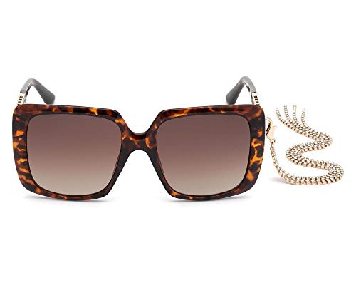 Guess gafas de sol GU7689 52F gafas de sol de Mujer de color Havana brown tamaño de la lente de 55 mm