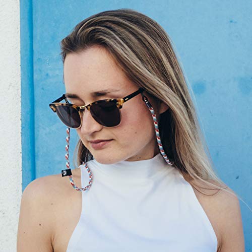 hangloo Elegante Gafas Banda Accesorio para Gafas de Sol y Gafas de Lectura 2019 – En Diferentes Colores, Unisex Adulto (South Beach Boogie)