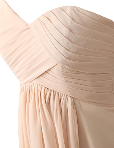 HUINI M¨¢s Dama de Honor Trajes de Gala Pliegues Novio Boda Fiesta Vestidos Tama?o 36