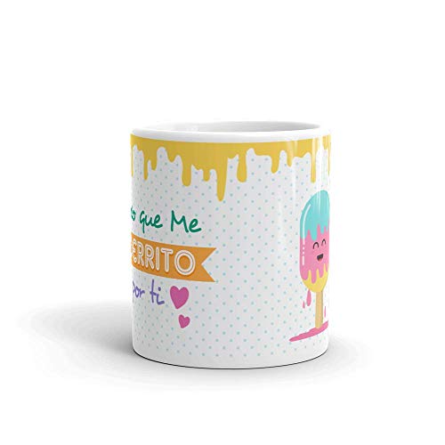 Kembilove Taza de Desayuno para Parejas Creo Que me derrito por ti - Regalo Original Taza para Enamorados Novios y Novias San Valentín - Taza de café para Regalar Enamorados