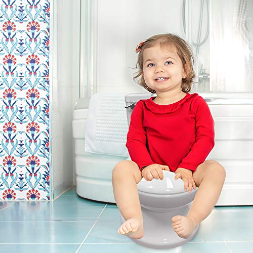 Kidoola - Orinal infantil tipo inodoro, color blanco
