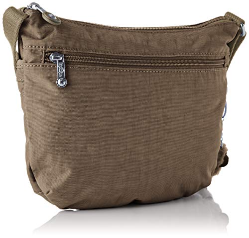 Kipling Arto S, Bolso bandolera para Mujer, Marrón (True Beige), 25x21x3 cm
