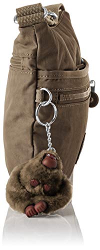 Kipling Arto S, Bolso bandolera para Mujer, Marrón (True Beige), 25x21x3 cm