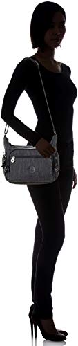 Kipling Gabbie S, Bolsos Bandolera para Mujer, Azul (Active Denim), 29x22x16.5 cm
