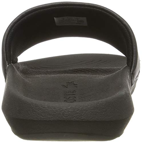 Lacoste Croco Slide 319 4 US CMA, Sandalias de Punta Descubierta para Hombre, Negro (Black/Green), 43 EU