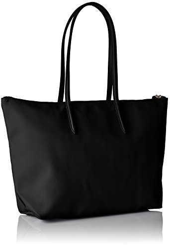 Lacoste NF1888PO, Bolso bandolera para Mujer, BLACK (Black), 29.5 x 14 x 35 cM