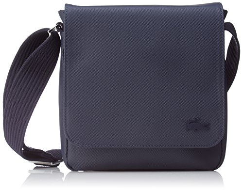 Lacoste Nh2341 - Bolso bandolera para hombre, 21 x 6,5 x 20 cm, Azul (azul (Peacoat)), 21x6.5x20 cm (W x H x L)