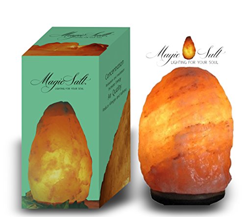 LAMPARA DE SAL DEL HIMALAYA - Incluye Cable y Bombilla - PESO ENTRE 4 Y 6 KG - MAGIC SALT LIGHTING FOR YOUR SOUL