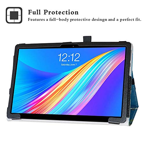 LFDZ Funda TECLAST M16,Soporte Cuero con Slim PU Funda Caso Case para TECLAST M16 11.6 Inch 4G Tablet PC,Almond Blossom