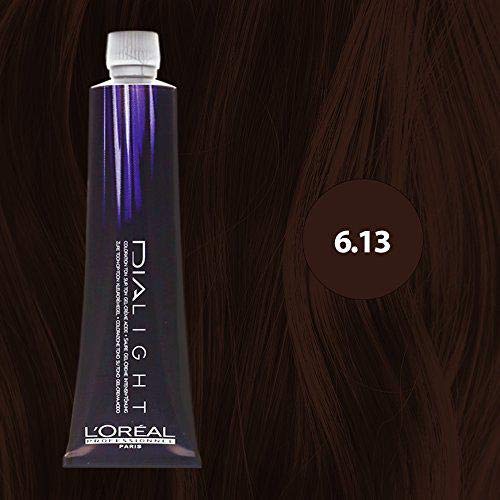 L'Oréal Paris (public) Dia Light 6.13 coloración del cabello Marrón 50 ml - Coloración del cabello (Marrón, Dark Blonde Ash Gold, Mujeres, 1 pieza(s), 50 ml, Todo el pelo)