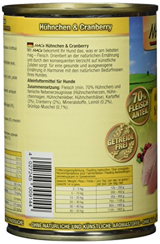 Mac Pollo 's & Cranberry, 6 Pack (6 x 400 g)
