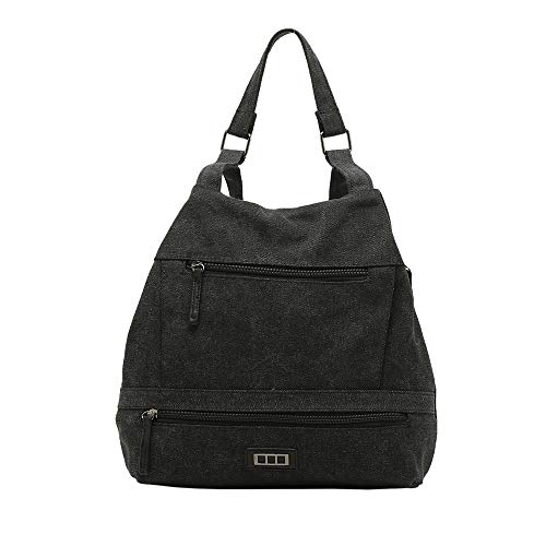 Misako - Mochila Mili Algodón Negro | Mochila MSK Algodón