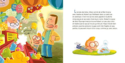 Nadine et robert, les poissons rouges - une histoire et... oli