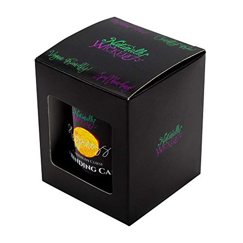 Naturally Wicked® - Vela de felicidad con hechizos de felicidad (natural, vegana y sin crueldad)