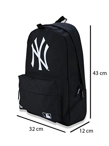 New Era ERA MLB Stadium Bag Mochila, Unisex Adulto, Negro, Talla Única