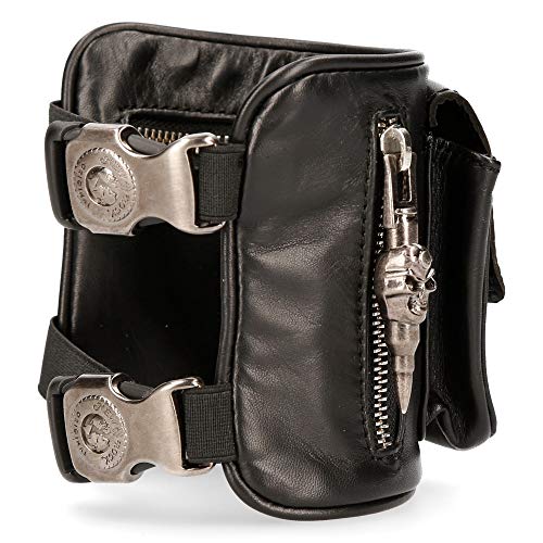New Rock Brazalete Piel ORIGINAL cremalleras M.MUNE002-C1
