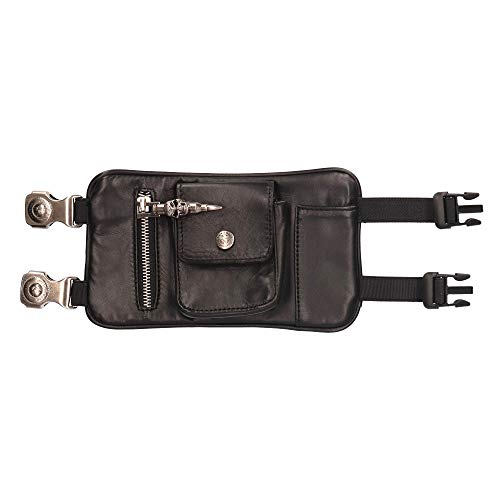 New Rock Brazalete Piel ORIGINAL cremalleras M.MUNE002-C1