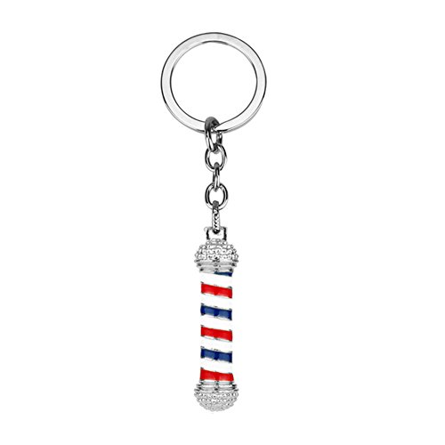 Nikgic Keychain Peluquería Firmar Aleación Silver Adecuado para Parejas Llaveros 1ps