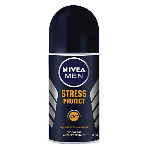 NIVEA estrés Protect Men Desodorante Roll-On, 6 paquetes de 50 ML