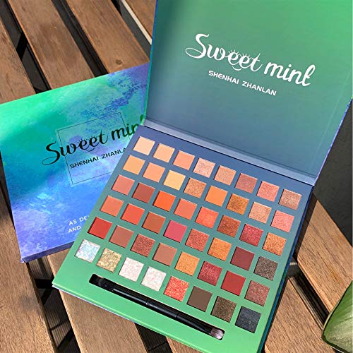 Onlyoily Paleta De Sombras De Ojos Profesionales - Paleta Maquillaje - Altamente Pigmentados 48 Colores Brillantes y Mate