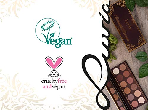Paleta de sombras de ojos mate, brillante, tonos nude, maquillaje barroco romántico, incluye 12 colores nude románticos y oro rosa, paleta de sombras de ojos vegana profesional