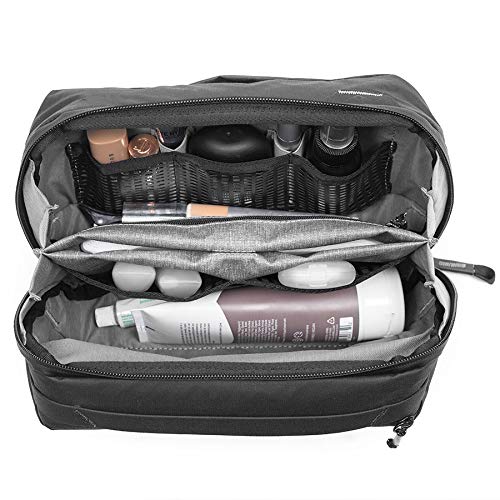 Peak Design BWP-BK-1 Bolsa de Aseo Nylon Negro 2,5 L - Bolsas de Aseo (Nylon, Negro, Monótono, Cremallera, 2,5 L, 260 mm)