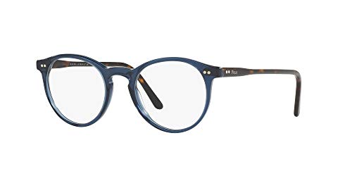 Polo Ralph Lauren 0PH2083, Monturas de Gafas para Hombre, Azul (Blue Transparent), 48