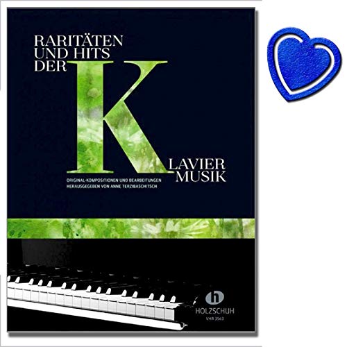 Rarezas y Hits el Piano Música Incluye herzförmiger Ordenador Pinza, 74 Partituras de piano de Bach a Yann Tiersen (Notas Musicales)
